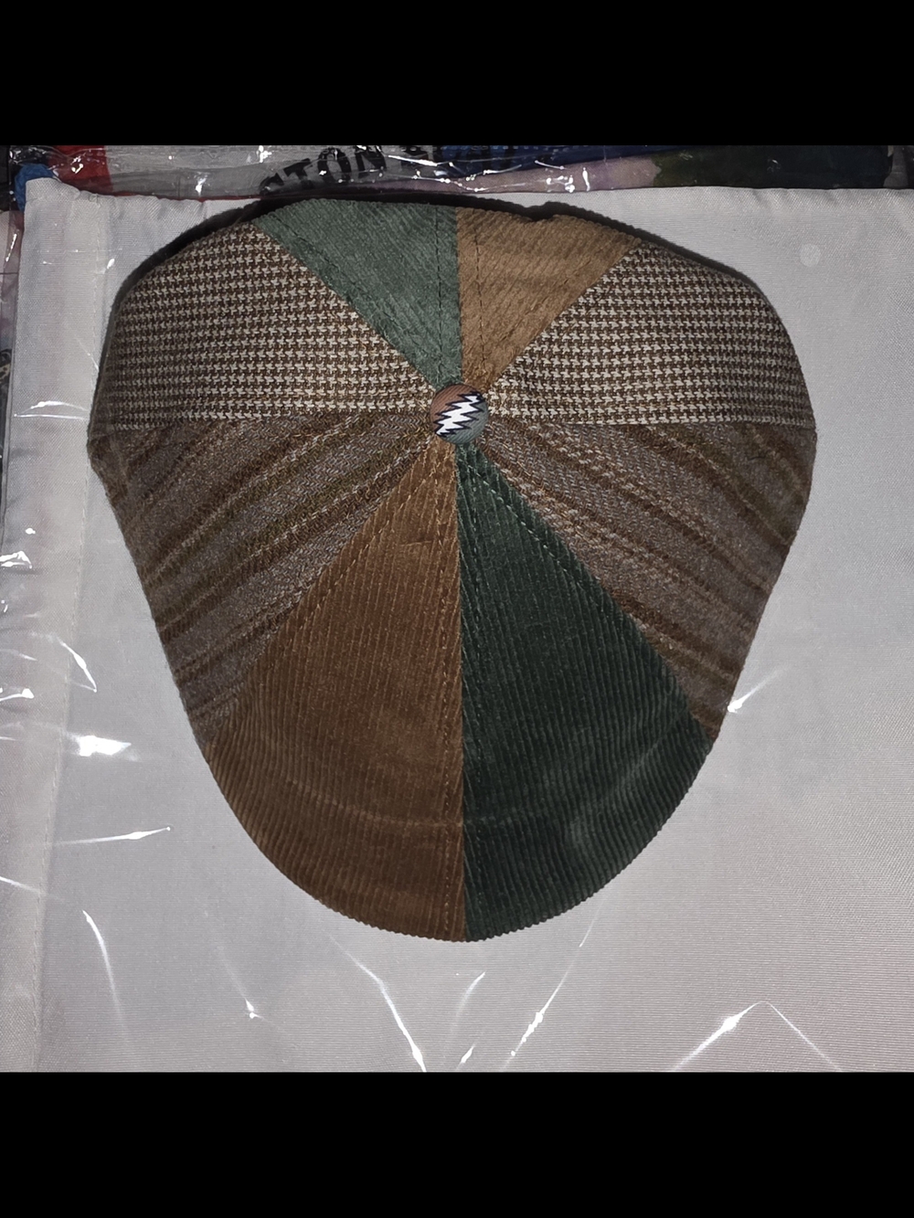 3XL SOLD OUT Limited Edition Boston Scally Grateful Dead Cap in Brown & Green